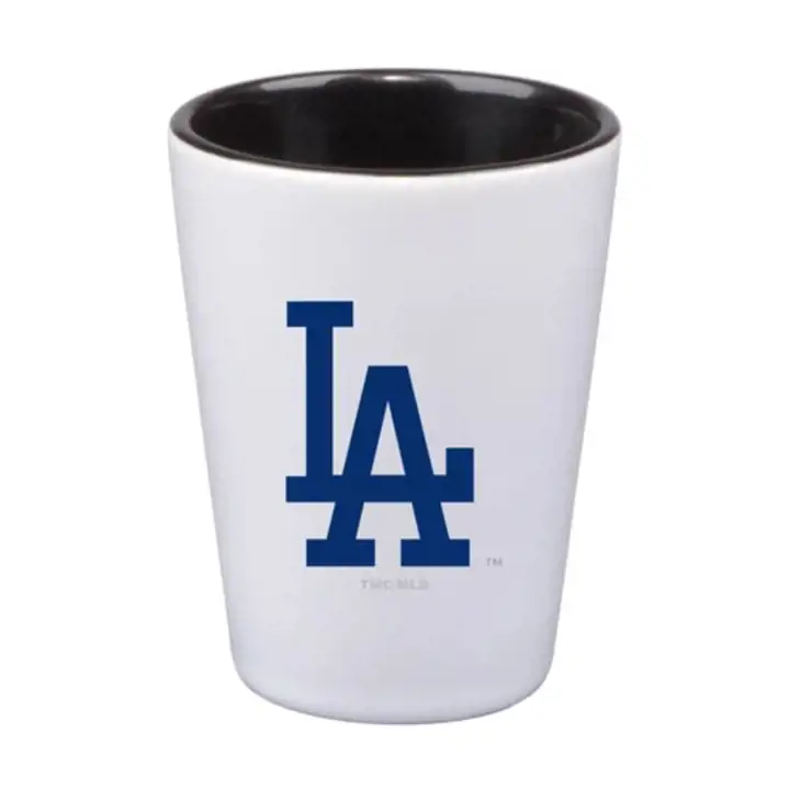 Verre à shot de 2 oz avec intérieur coloré Los Angeles Dodgers
