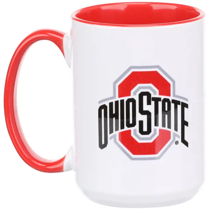 Tasse intérieure colorée de 355 ml Ohio State Buckeyes