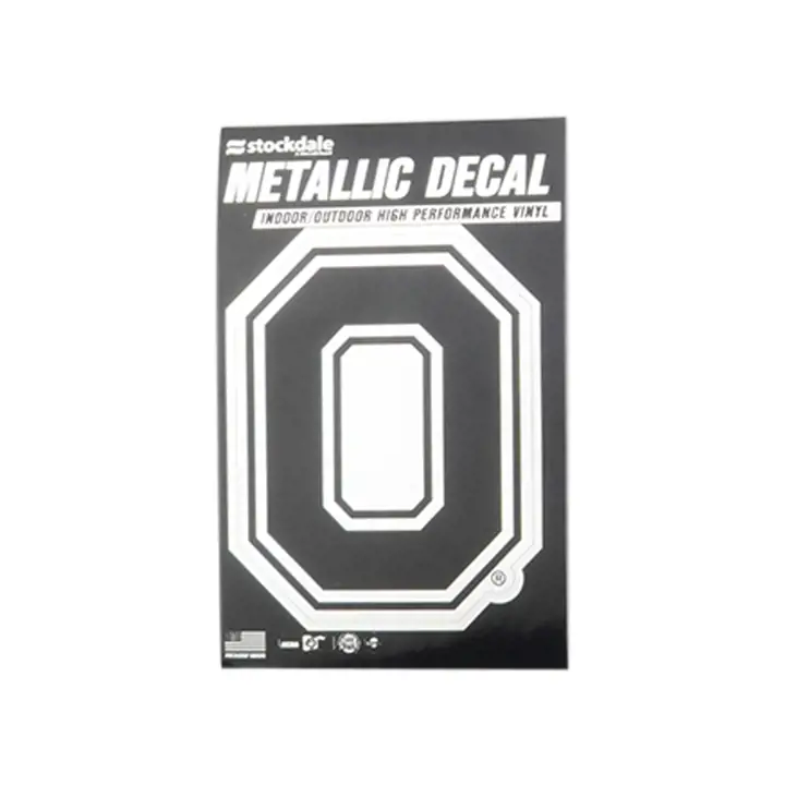 Autocollant métallique Ohio State Buckeyes 3x5 ast