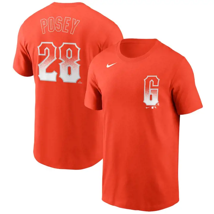 SF GIANTS MLB T-shirt enfant City Connect N&N Buster Posey OU