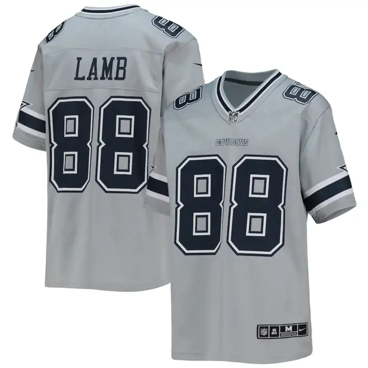 COWBOYS NFL Maillot de match inversé pour jeune Ezekiel Elliott gry