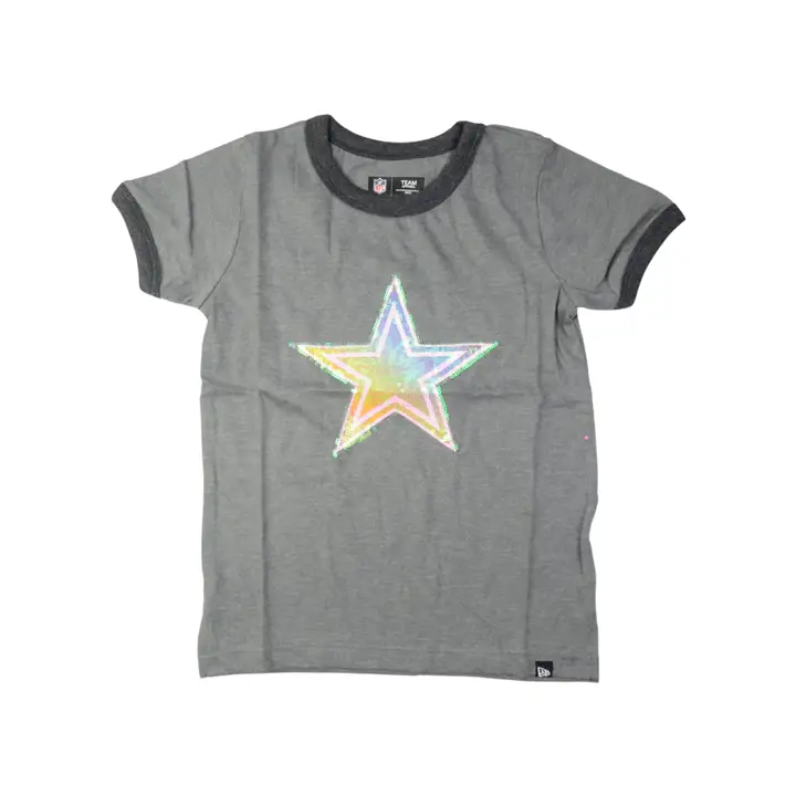 COWBOYS NFL T-shirt Bicolore Fille Junior 21 gry