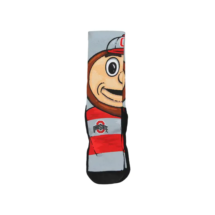 Chaussettes d'équipage Brutus Buckeye des Ohio State Buckeyes