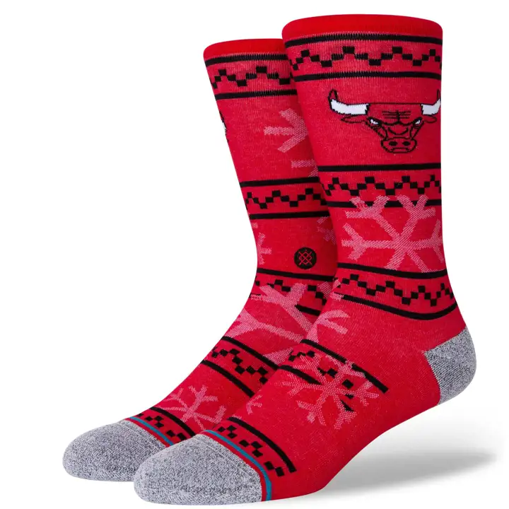 Chaussettes montantes givrées Chicago Bulls 2