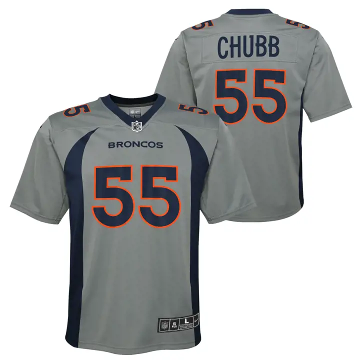 Maillot de match inversé NFL BROWNS pour jeune - Nick Chubb GRY