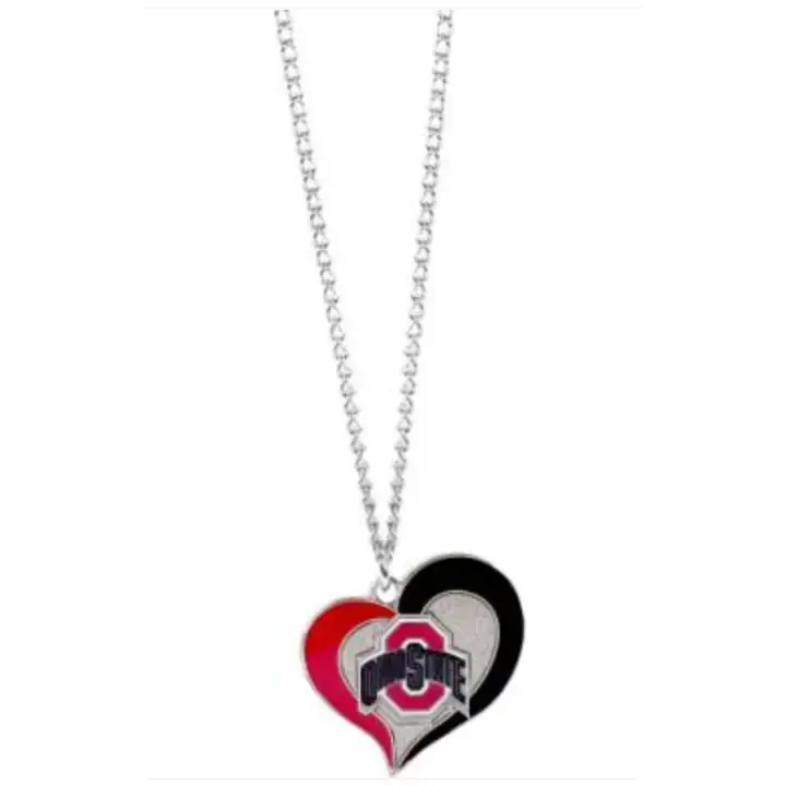 Collier Coeur Tourbillonnant des Buckeyes de l'Ohio State