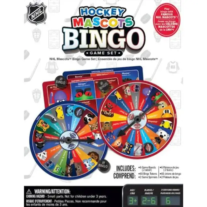 Bingo des mascottes de la LNH