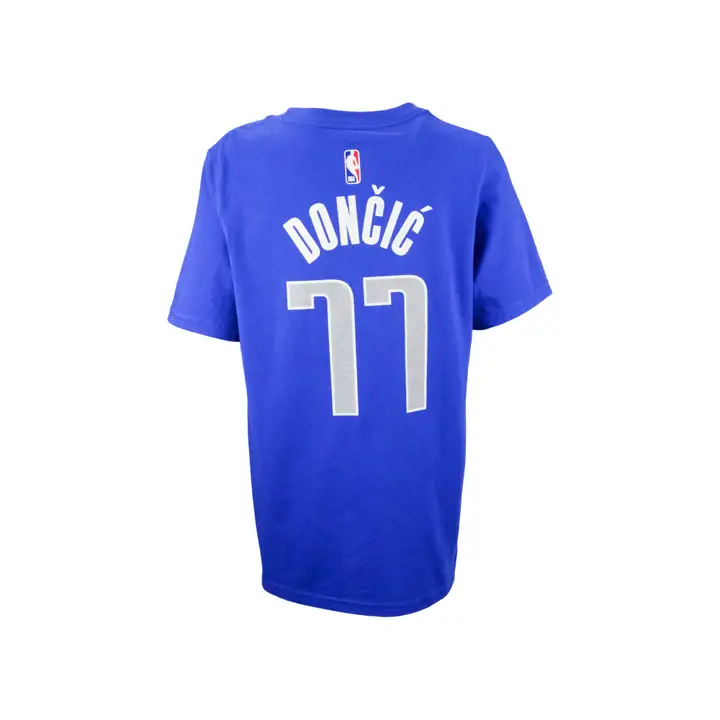 T-shirt bleu icône N&N jeune NBA Dallas Mavericks
