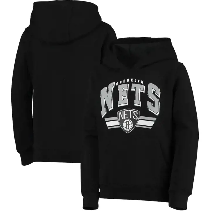 Sweat à capuche polaire junior NBA Brooklyn Nets 21 noir