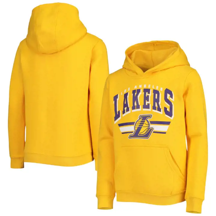 Sweat à capuche polaire BF pour enfant NBA Los Angeles Lakers 21 p.