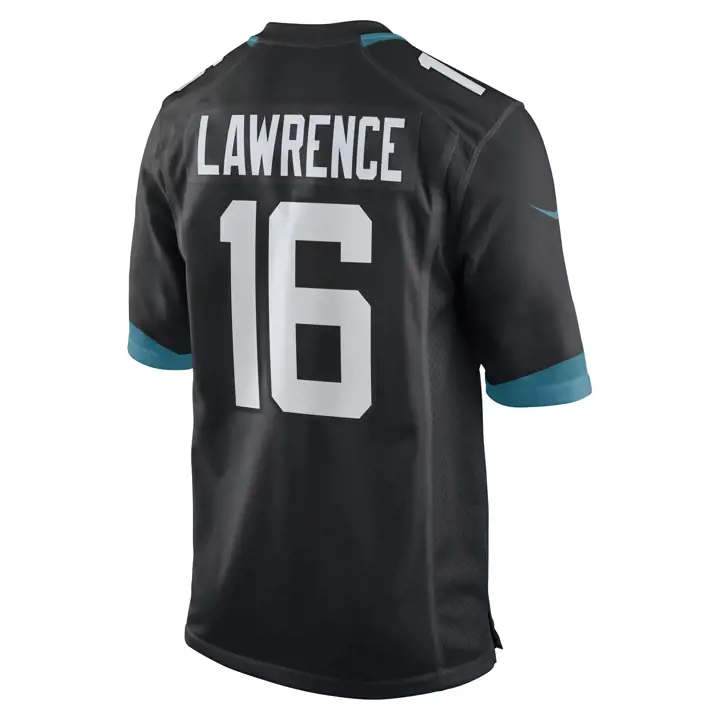 Maillot de match NFL JAGUARS Trevor Lawrence noir