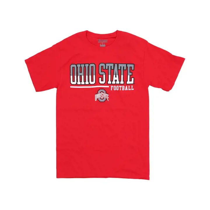 T-shirt Ohio State Buckeyes 2F Sport Hit Football ROUGE