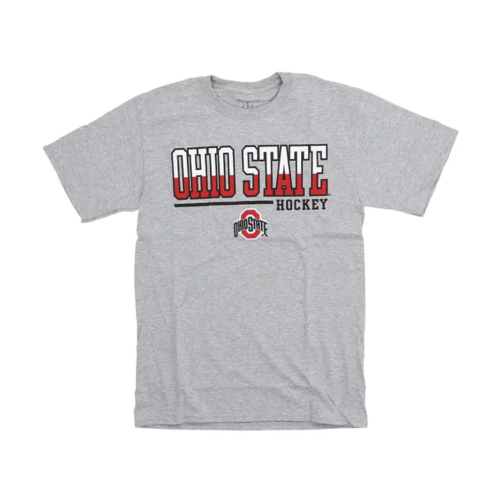 T-shirt de hockey Ohio State Buckeyes 2F Sport Hit GRIS