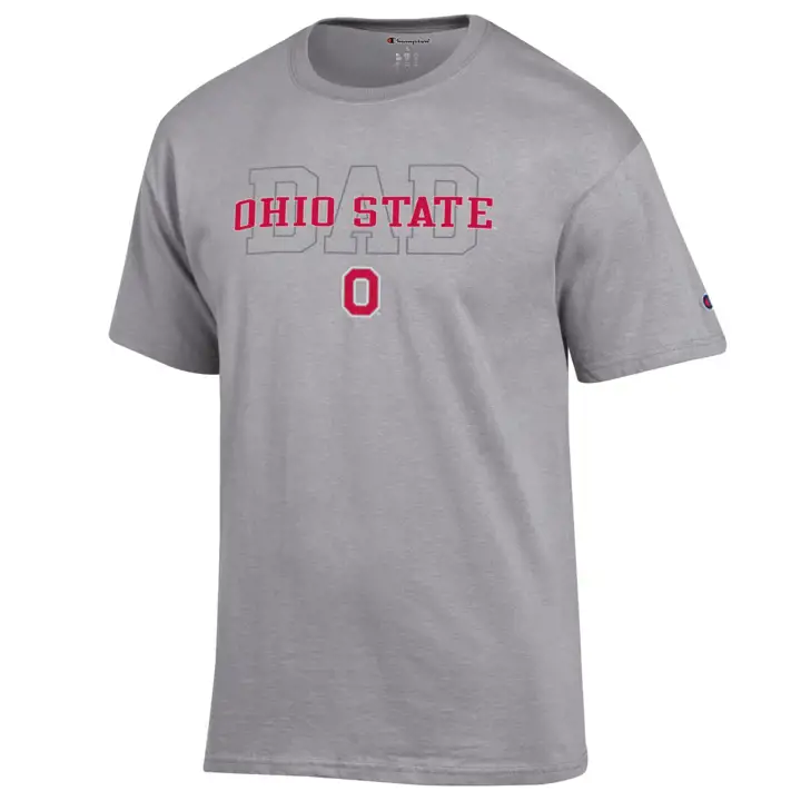 T-shirt "Identity" Buckeyes de l'Ohio State 2F NCAA pour papa GRIS