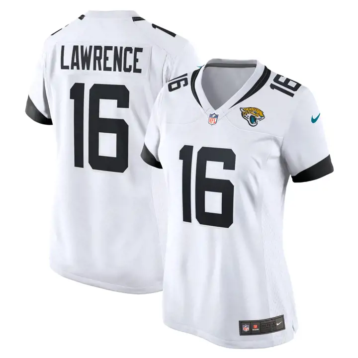Maillot de match NFL Jacksonville Jaguars Trevor Lawrence blanc