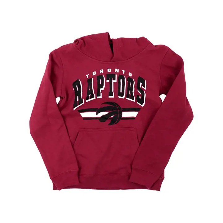RAPTORS NBA Sweat à Capuche Polaire Junior BF 21 Rouge