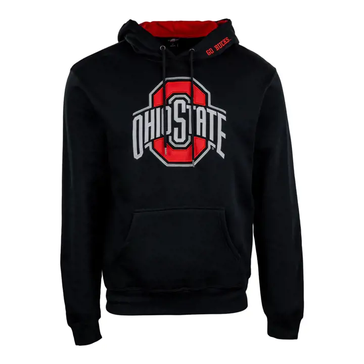 Ohio St B NCAA Basic Fleece Hoodie noir