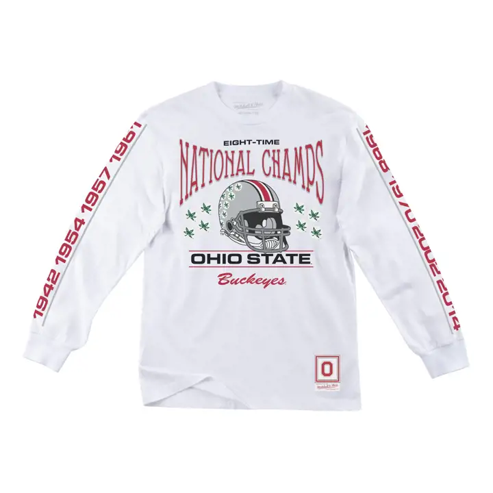T-shirt commémoratif de champion national NCAA Ohio State Buckeyes
