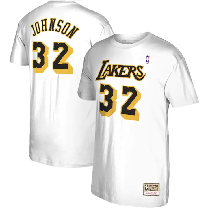 T-shirt Los Angeles Lakers NBA Reload pour joueur, blanc