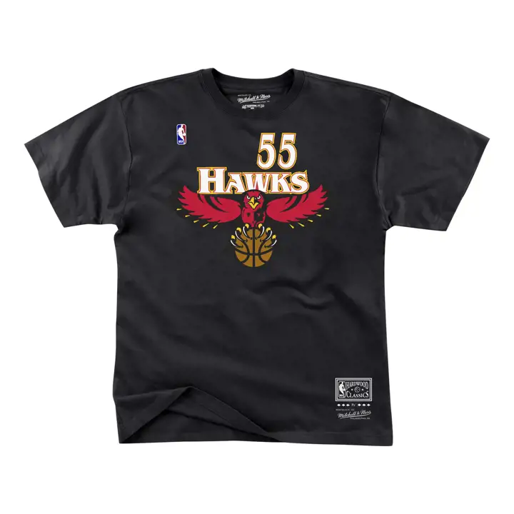 T-shirt imprimé ATL HAWKS NBA MN Hardwood HD Player Dikembe Mu