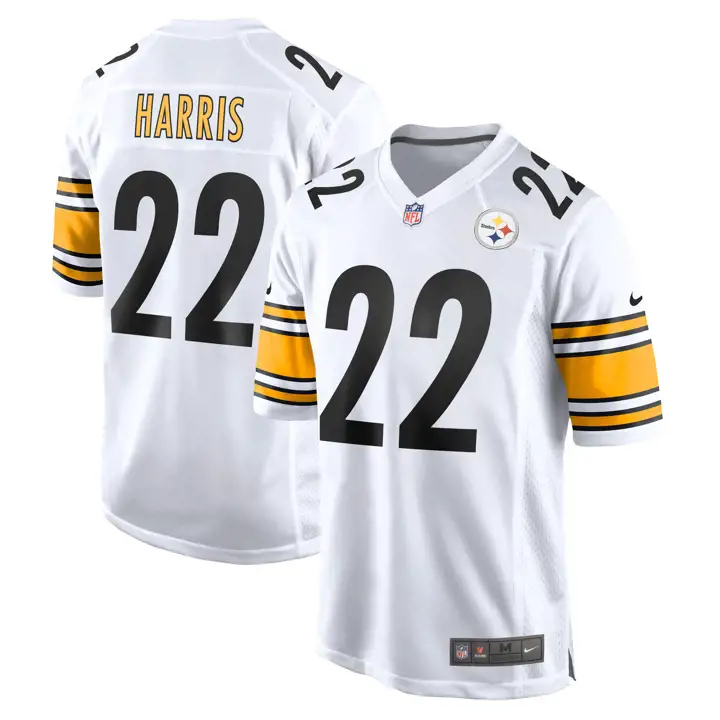 Maillot de match NFL des Pittsburgh Steelers Najee Harris BLANC