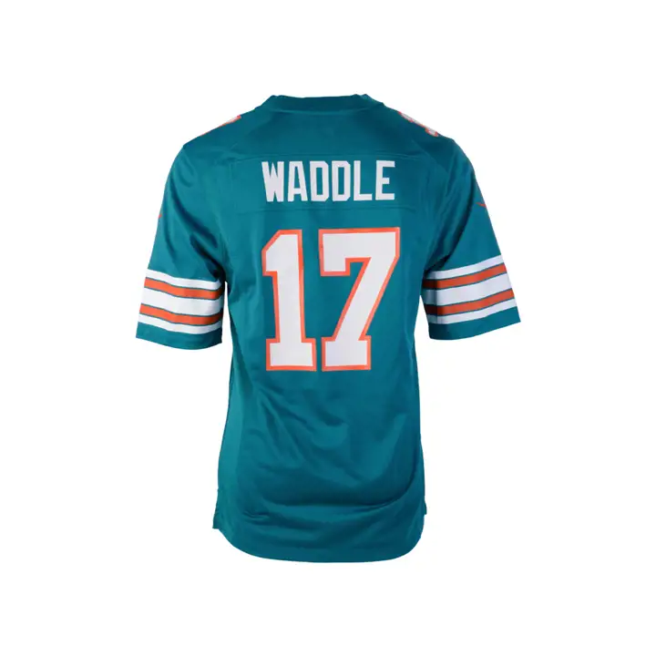 Maillot de match NFL des Miami Dolphins Jaylen Waddle GRN