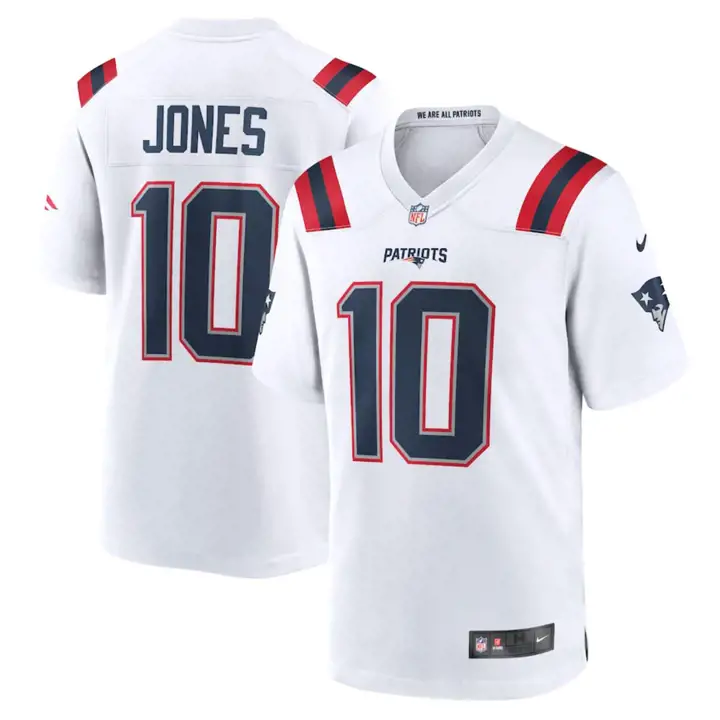 New England Patriots NFL Maillot de match Mac Jones BLN