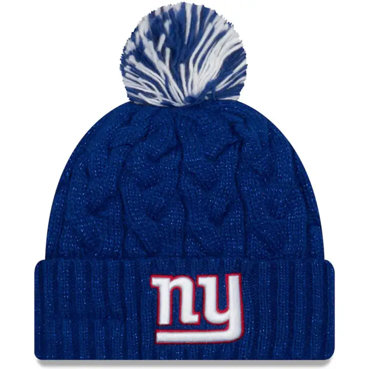 New York Giants NFL Femme Tricot Cable Douillet bleu