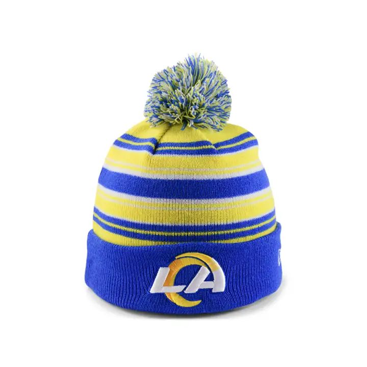 Los Angeles Rams NFL 21 NE Rayé MB Bonnet Bleu