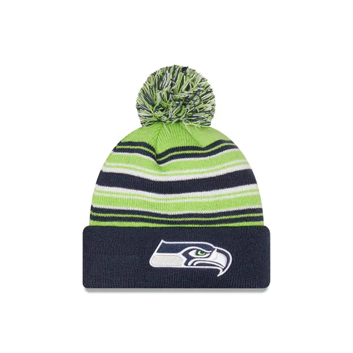 Seattle Seahawks NFL 21 NE Tricot rayé MB BLEU MARINE
