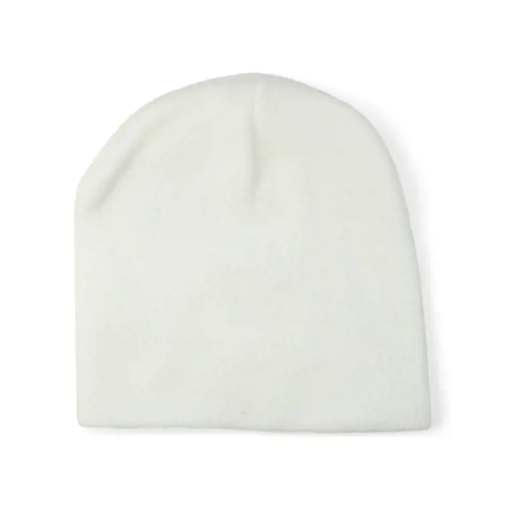BLANC Uni sans revers tricoté blanc