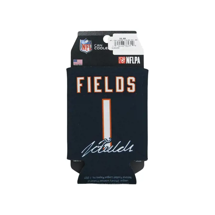 CHICAGO BEARS Can Coozie Fields noir