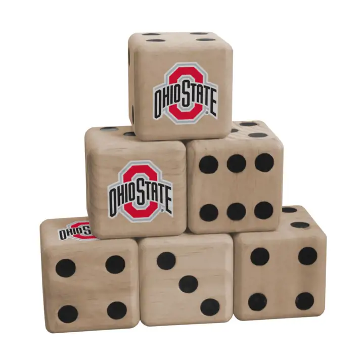 Dés de pelouse Buckeyes de l'État de l'Ohio