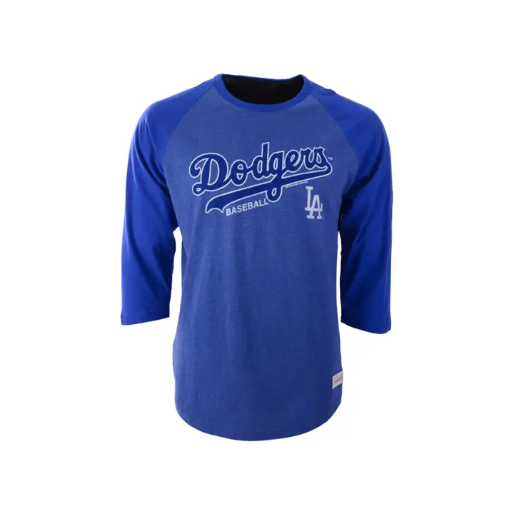 Los Angeles Dodgers MLB M&N Tail Sweeper Raglan ivo