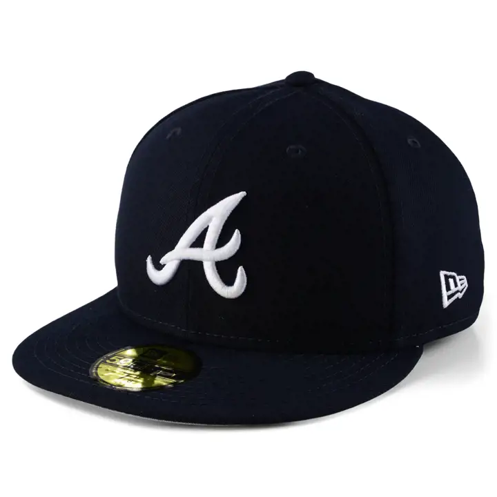 CASQUETTE 59FIFTY MLB UV PATCH ATLANTA BRAVES MARINE
