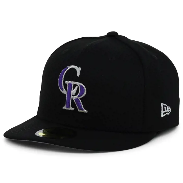 COLORADO ROCKIES MLB UV PATCH 59FIFTY NOIR