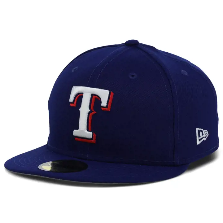 CASQUETTE 59FIFTY MLB UV PATCH TEXAS RANGERS BLEU MARINE