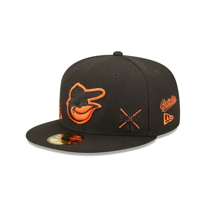 CASQUETTE 59FIFTY POP BALTIMORE ORIOLES MLB NOIRE