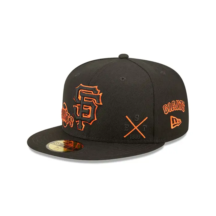 SAN FRANCISCO GIANTS MLB ALL OVER NOIR POP 59FIFTY NOIR