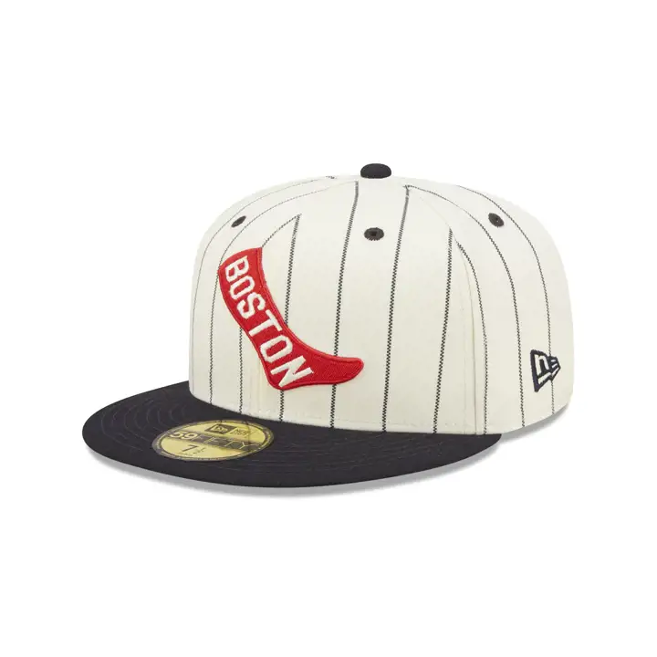 BOSTON RED SOX MLB OFF WHITE/TC RAYÉ ÉCUSSON 59FIFTY WS 1