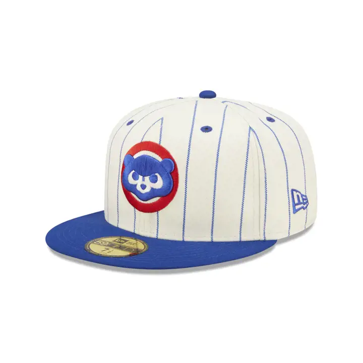 CASQUETTE 59FIFTY MLB CHICAGO CUBS RAYÉE BLANCHE CASSÉE/TC ÉCUSSON ASG 19