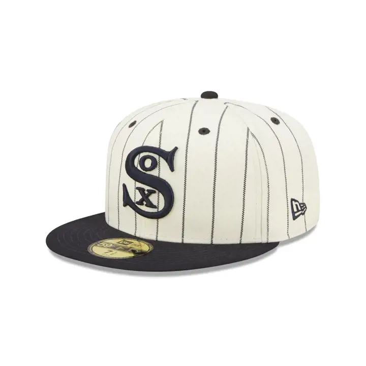 WHITE SOX MLB OFF WHITE/TC RAYÉ PATCH 59FIFTY WS 1917 S