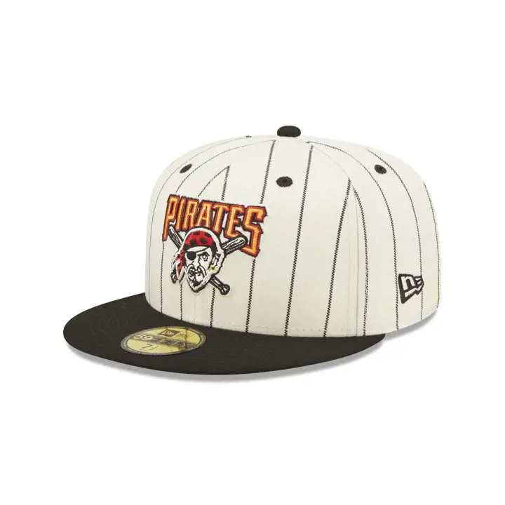 PIRATES MLB BLANC CASSÉ/RAYURES FINES ÉCUSSON 59FIFTY ASG 2006 SI