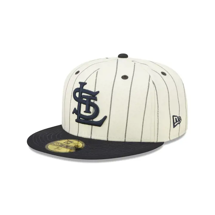 CASQUETTE 59FIFTY WS 19 STL CARDINALS MLB OFF WHITE/RAYURES TC