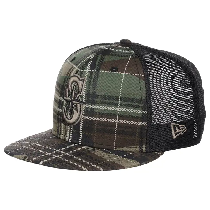 SEATTLE MARINERS BOIS PLAID 9FIFTY BOIS