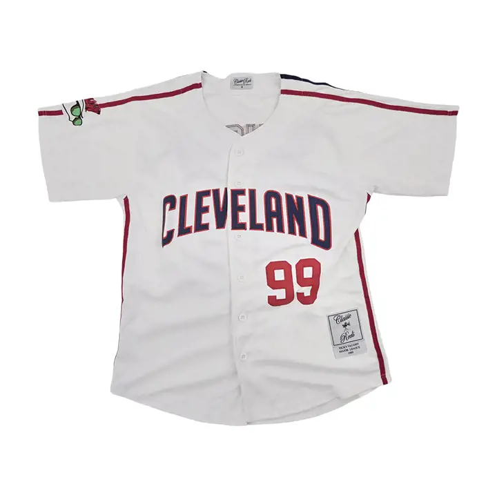 Maillot de film Les Indians Ricky Vaughn blanc