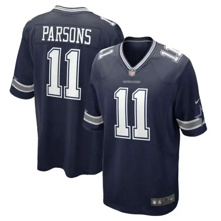 Maillot de match NFL pour jeune Dallas Cowboys Parsons marine