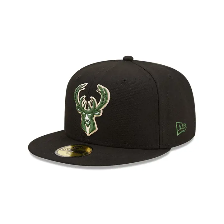 MILWAUKEE BUCKS NBA IMPRIMÉ AQUATIQUE UV 59FIFTY NOIR