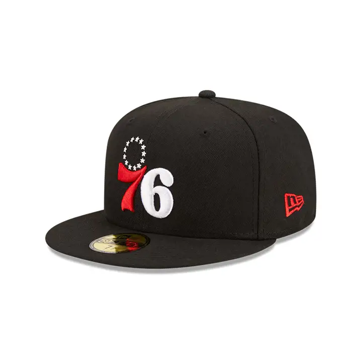 PHILADELPHIA 76ERS NBA WATER PRINT UV 59FIFTY NOIR