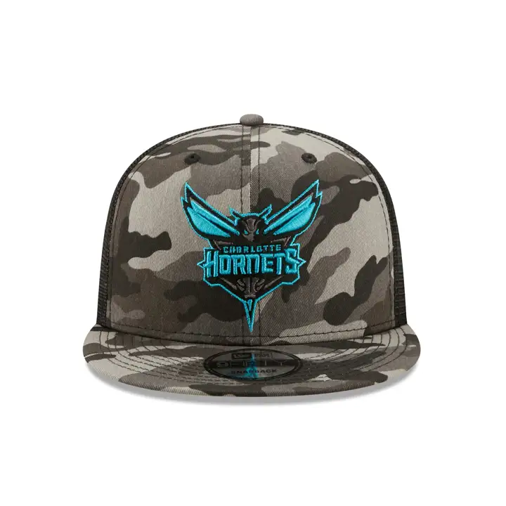 CHARLOTTE HORNETS NBA CASQUETTE CAMO CHINÉE 9FIFTY GRY